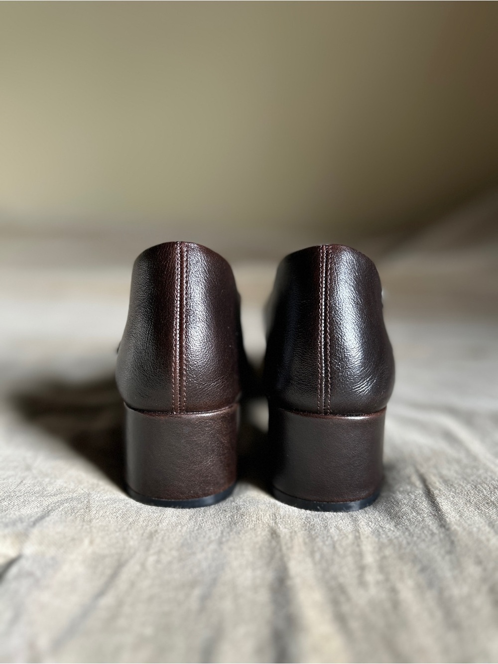 Zara Leather Mary Jane Heels / Pumps - Picture 3 of 6